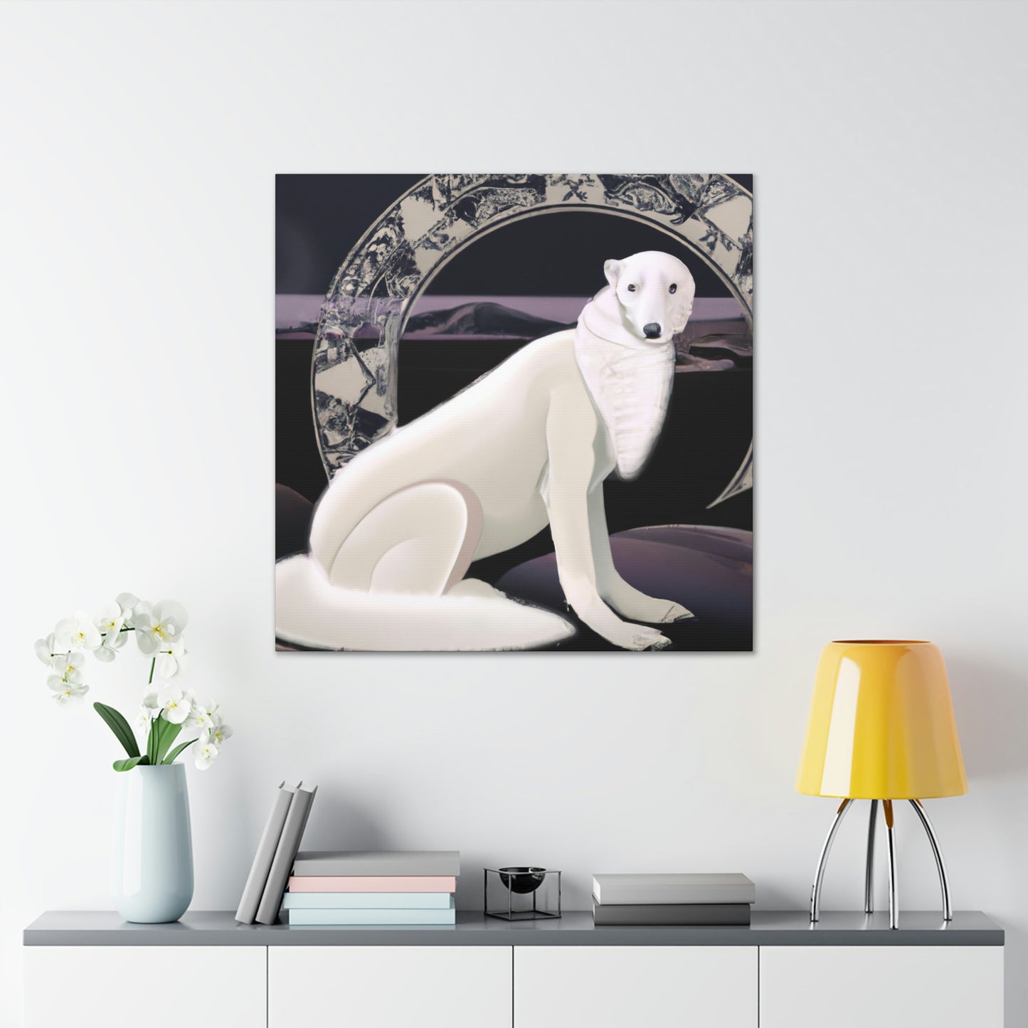 "Ermine In Echoes:1920" - Canvas