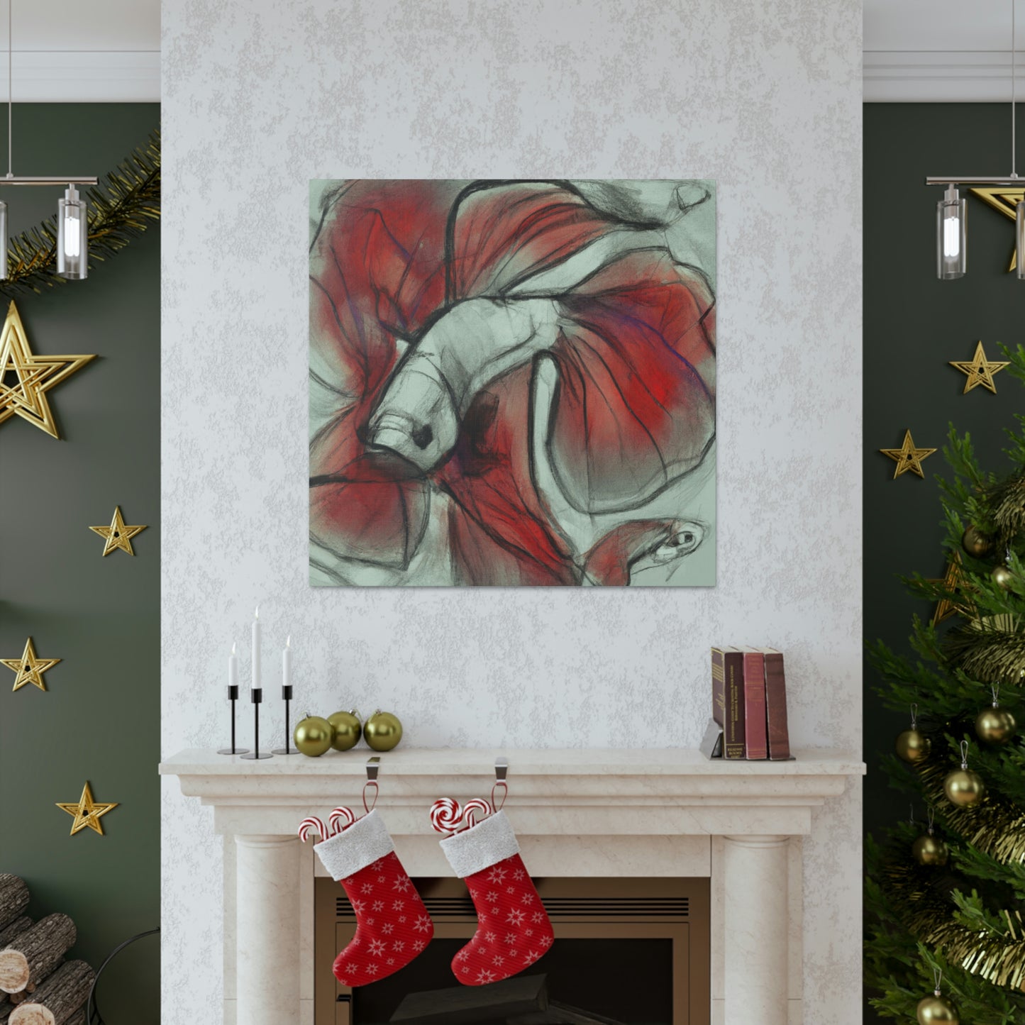 Betta in Expressionism - Canvas