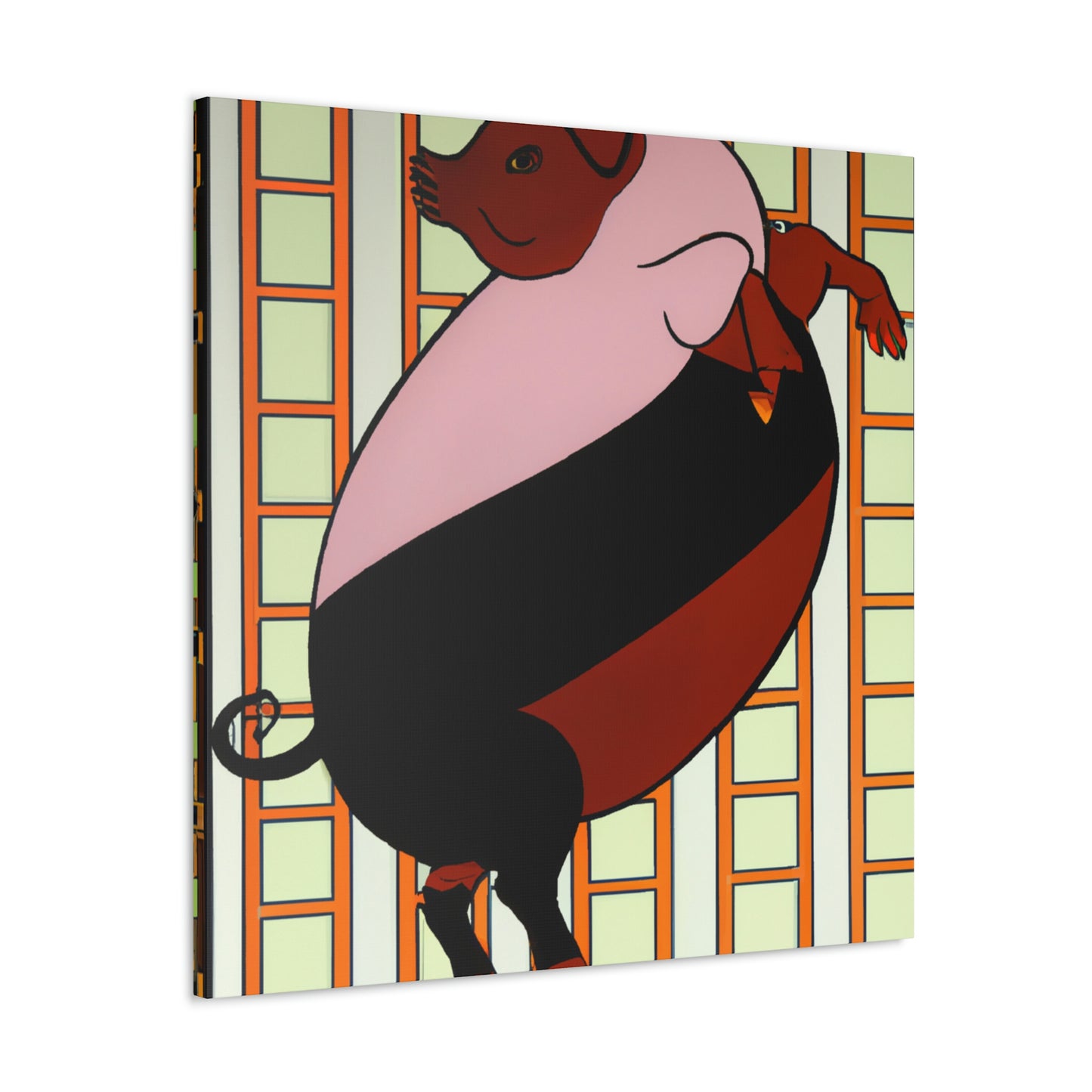 Piggy's Plump Palette - Canvas