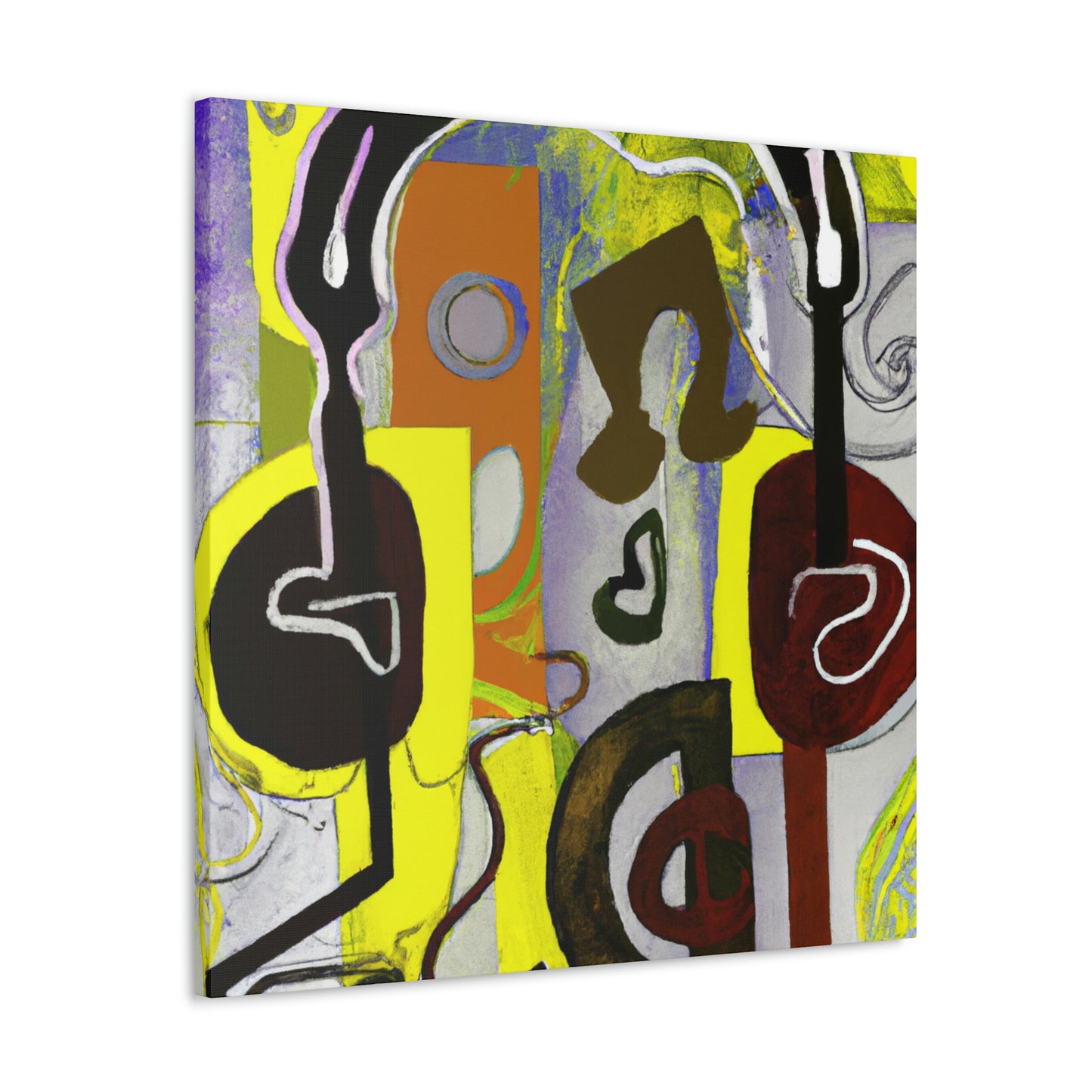 Headphones in Harmony - Canvas