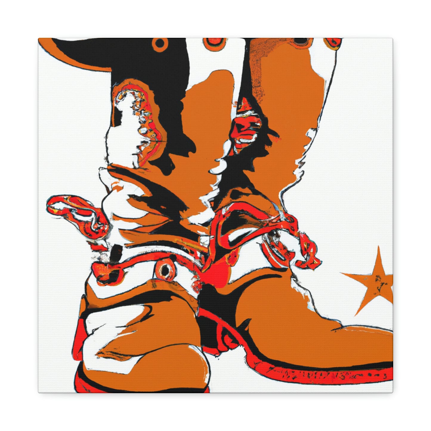 "Boots of Industrial Life" - Canvas