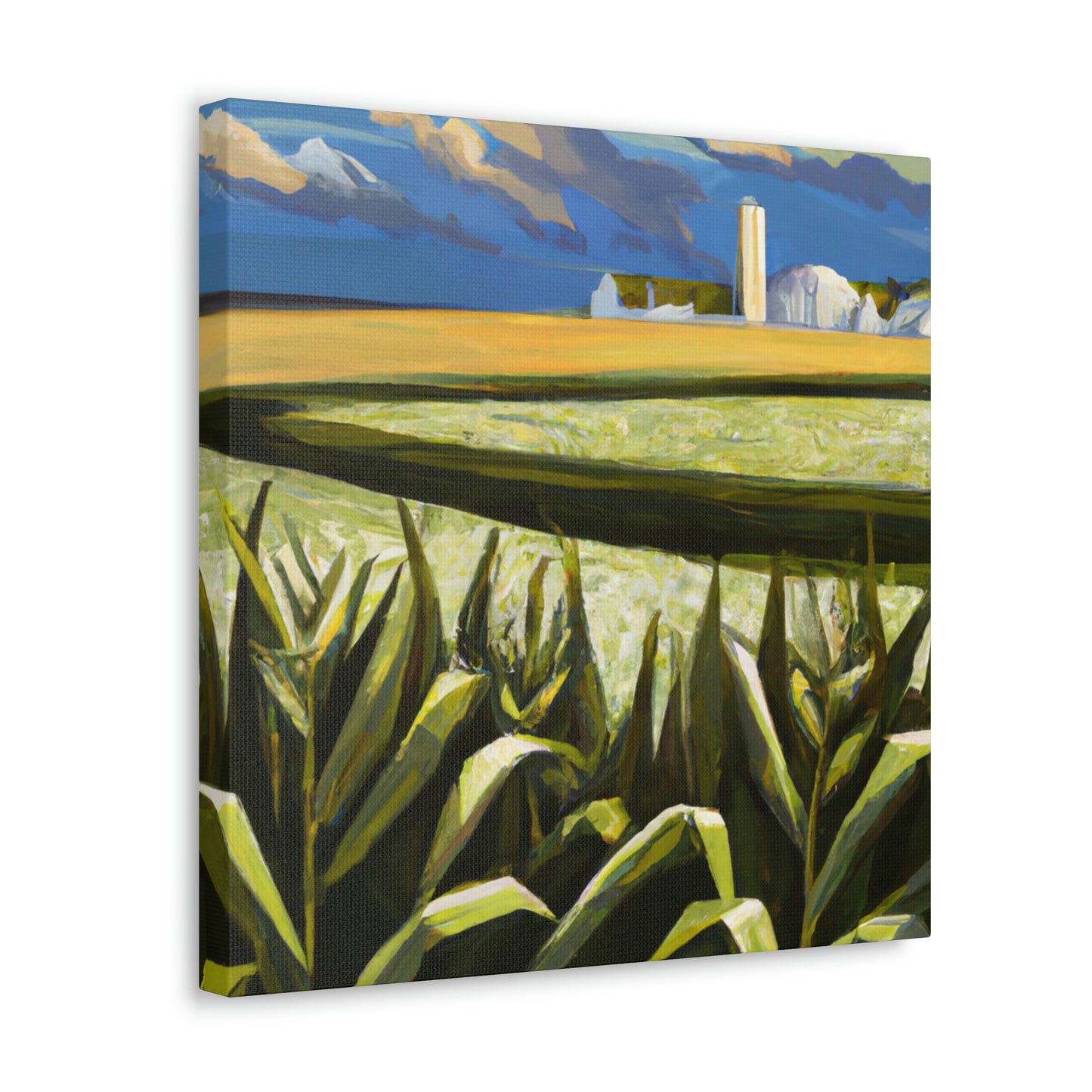 "Corn Field Harmony Scene" - Canvas