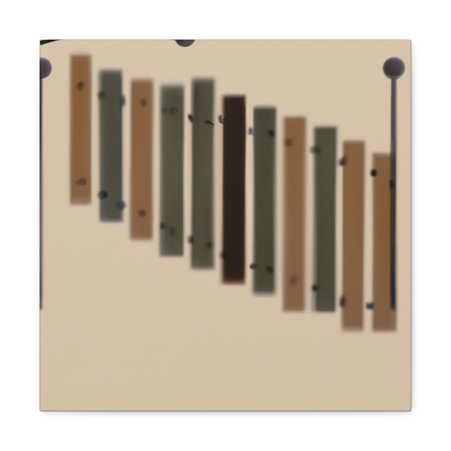 "Xylophone Abstract Minimalism" - Canvas