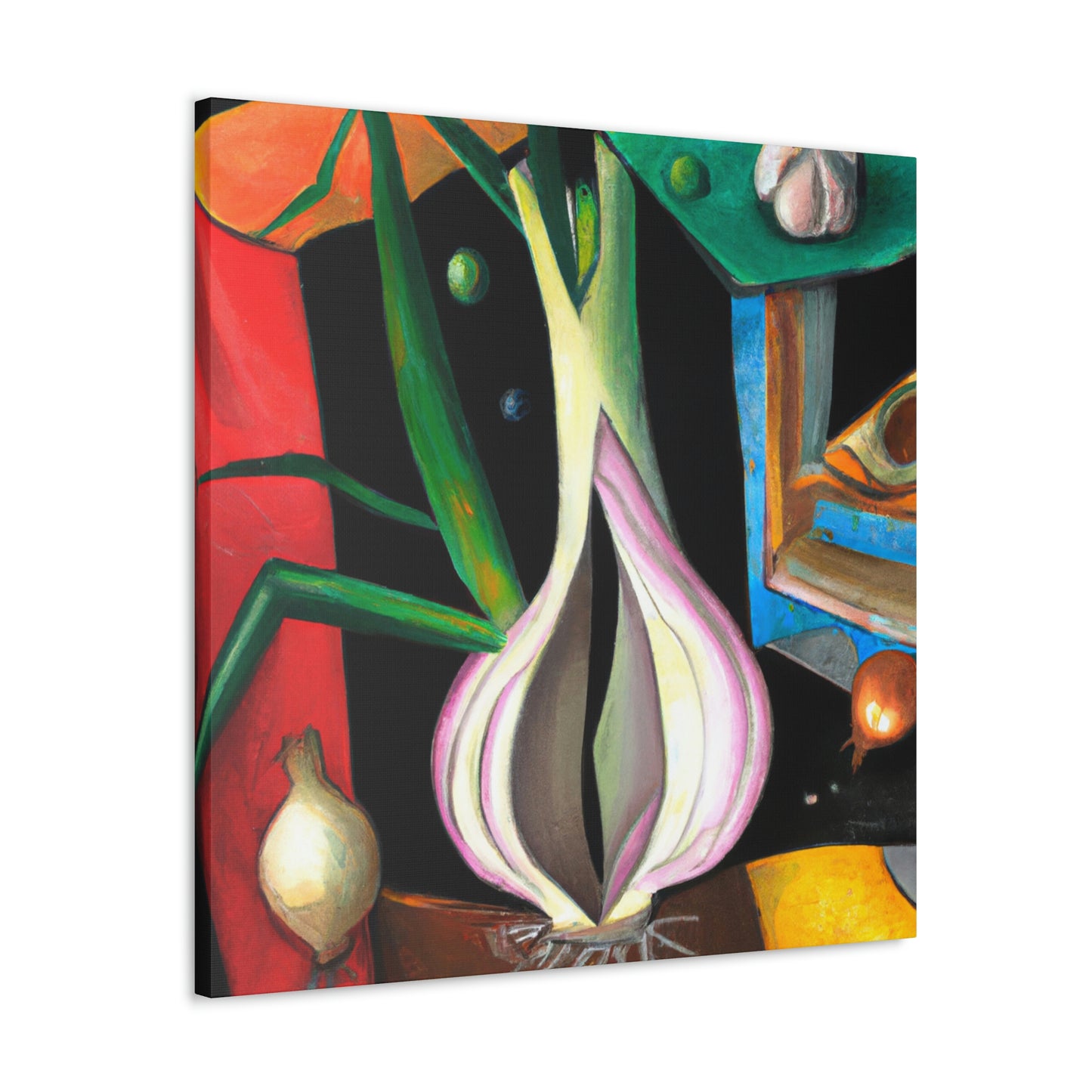 Veggies Dancing Dreamily - Canvas