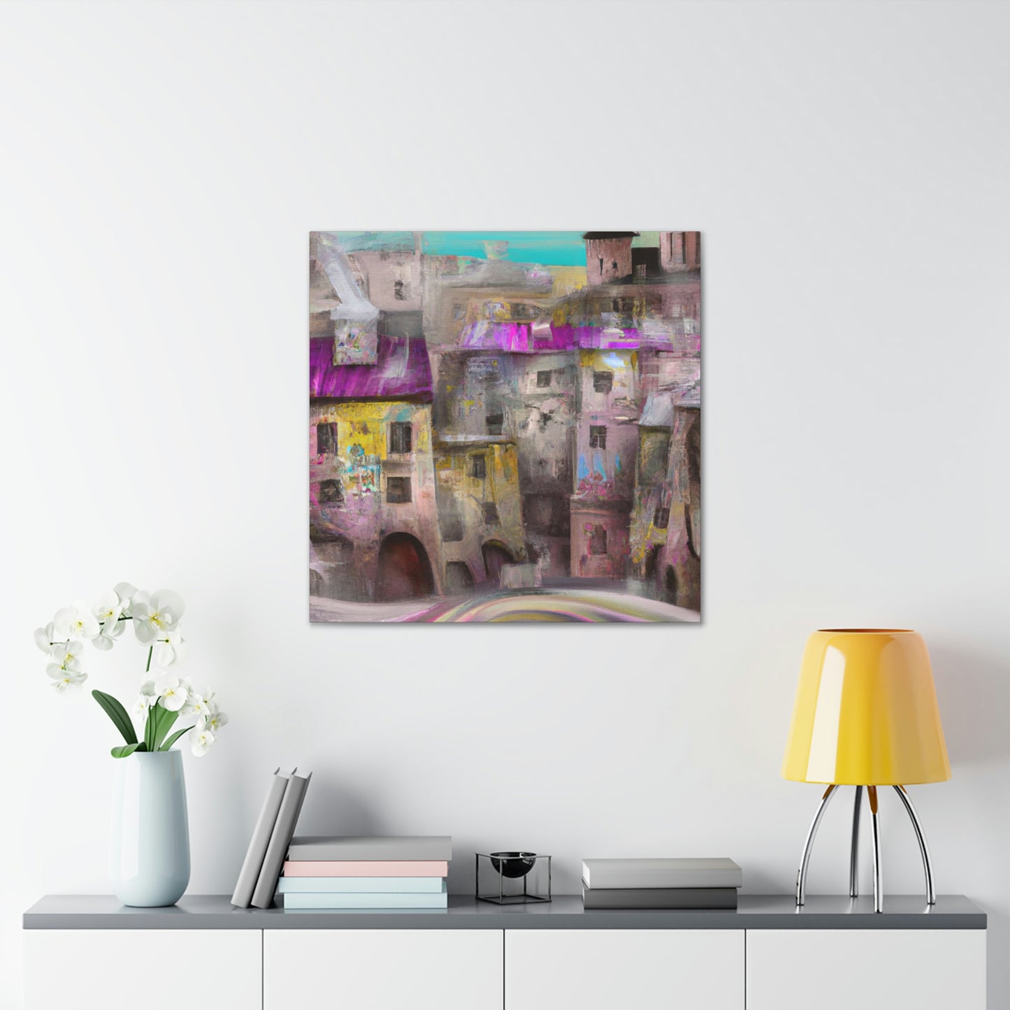 Tudor Elegance Abstract - Canvas