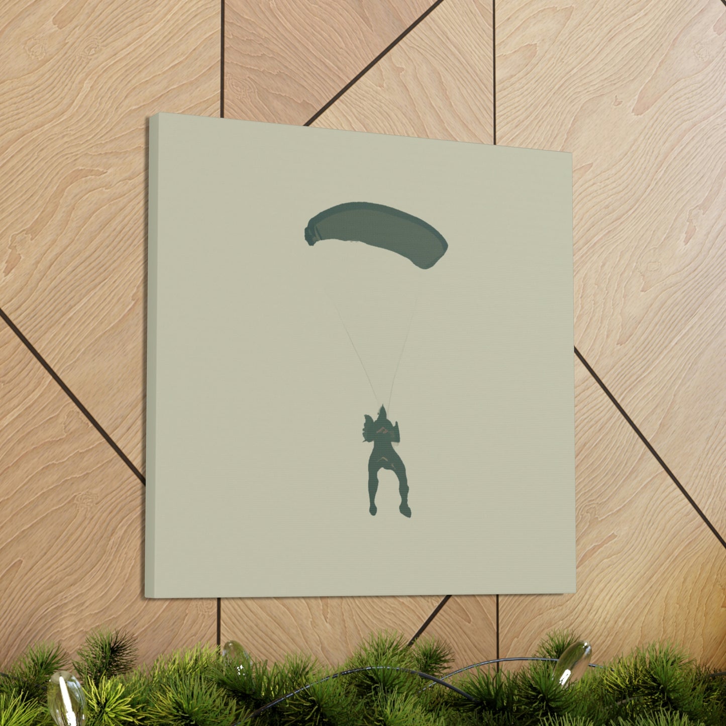 "Paratrooper in Flight" - Canvas