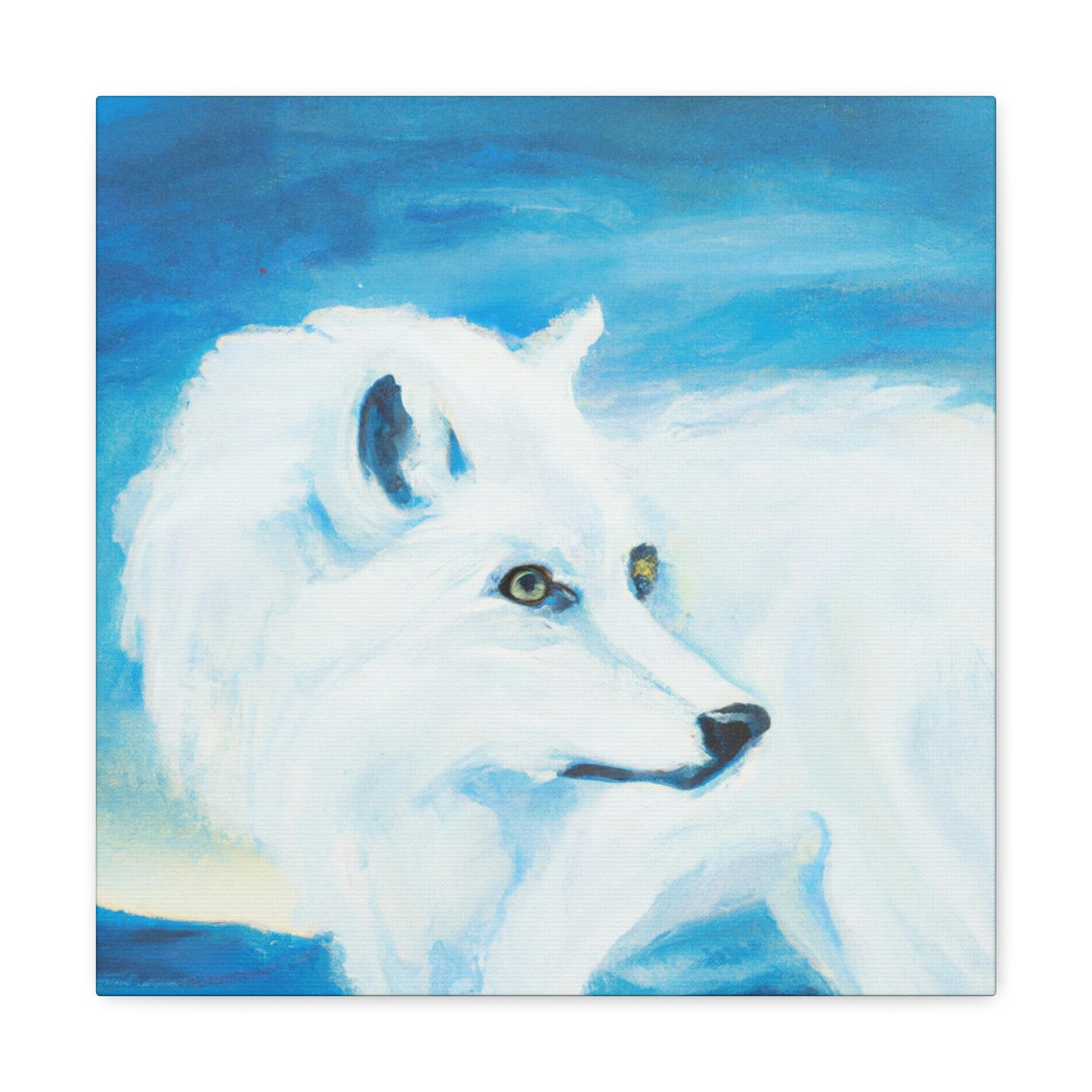 Arctic Wolf Creation - Canvas