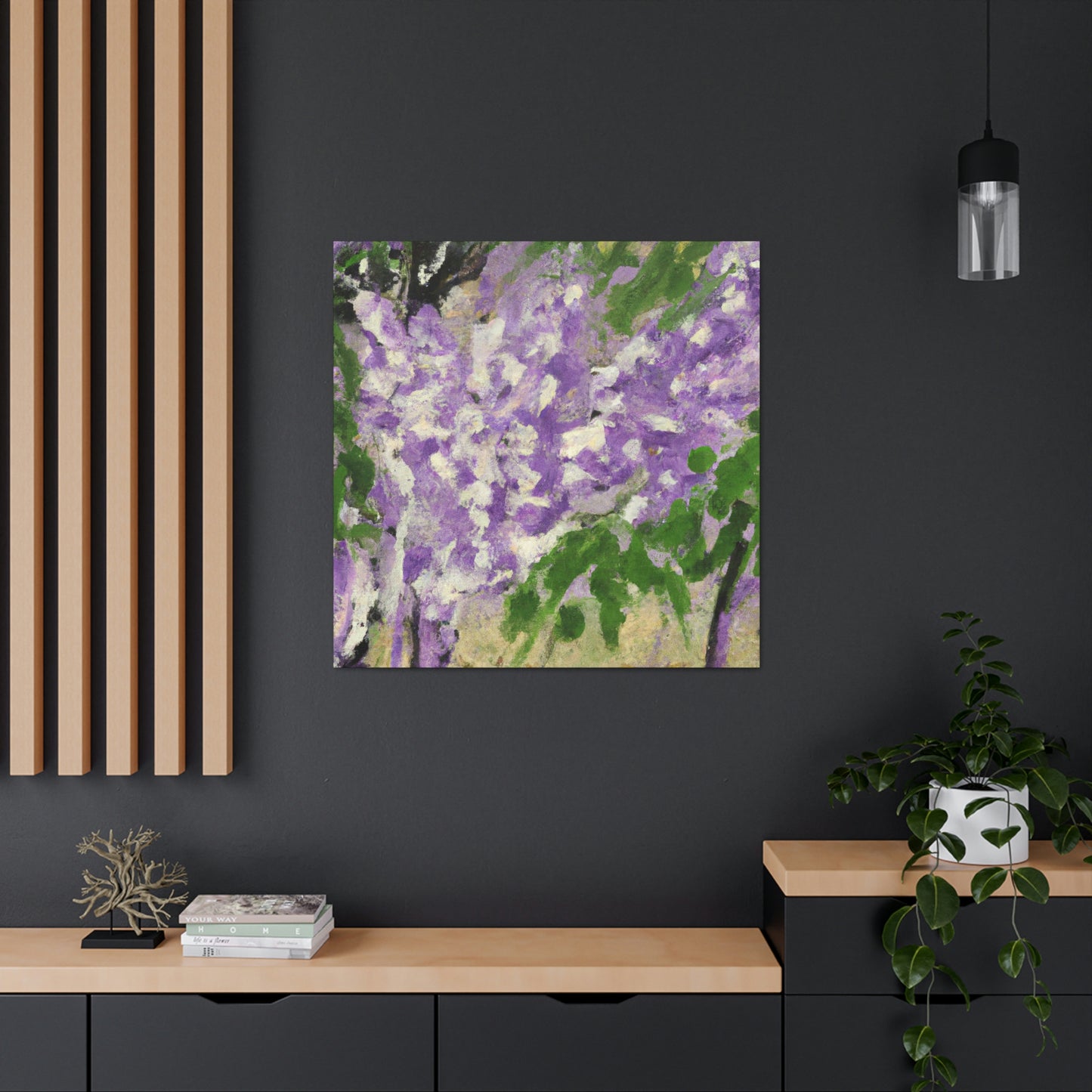 Lilac In Expressionism - Canvas