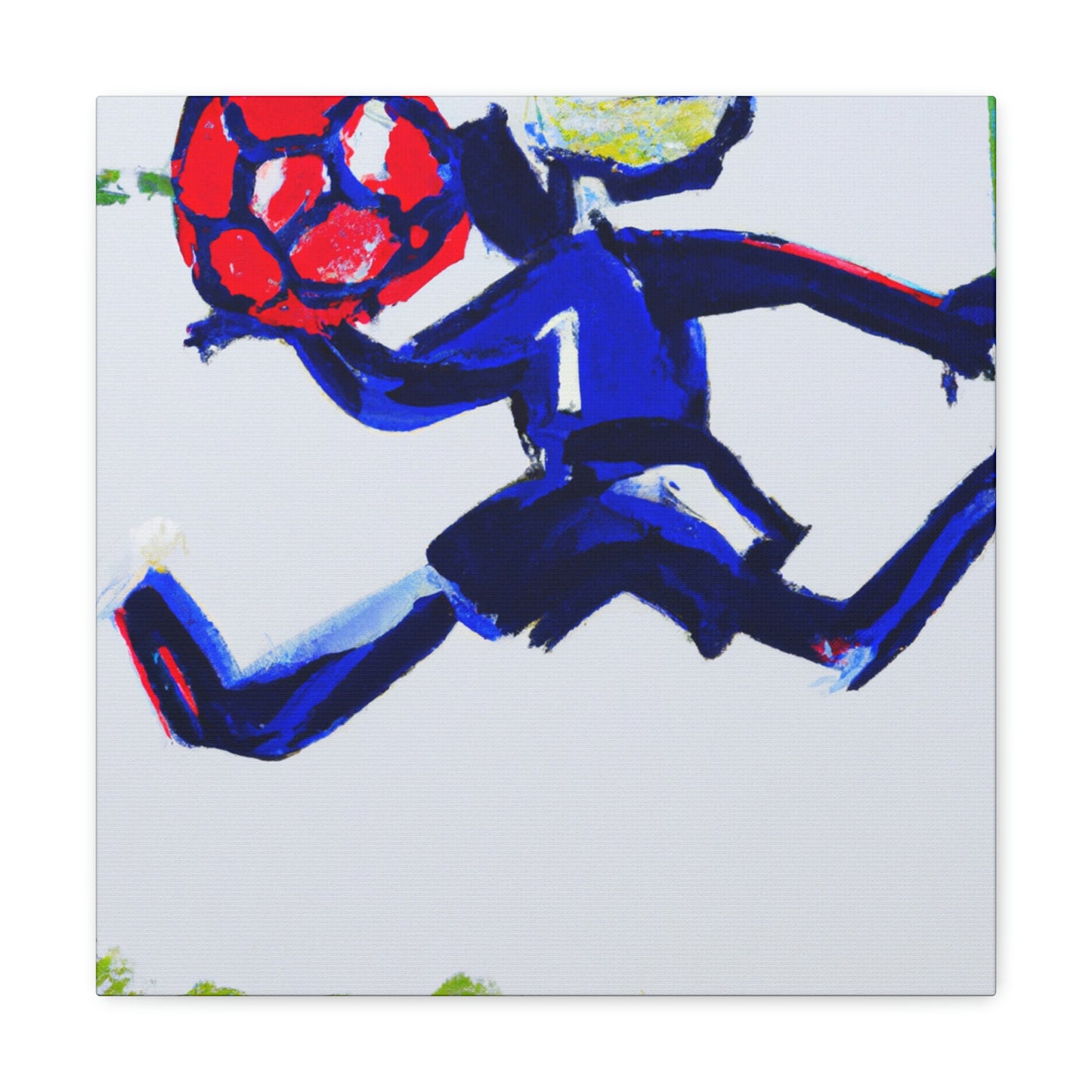 "Playing Soccer Passionately" - Canvas