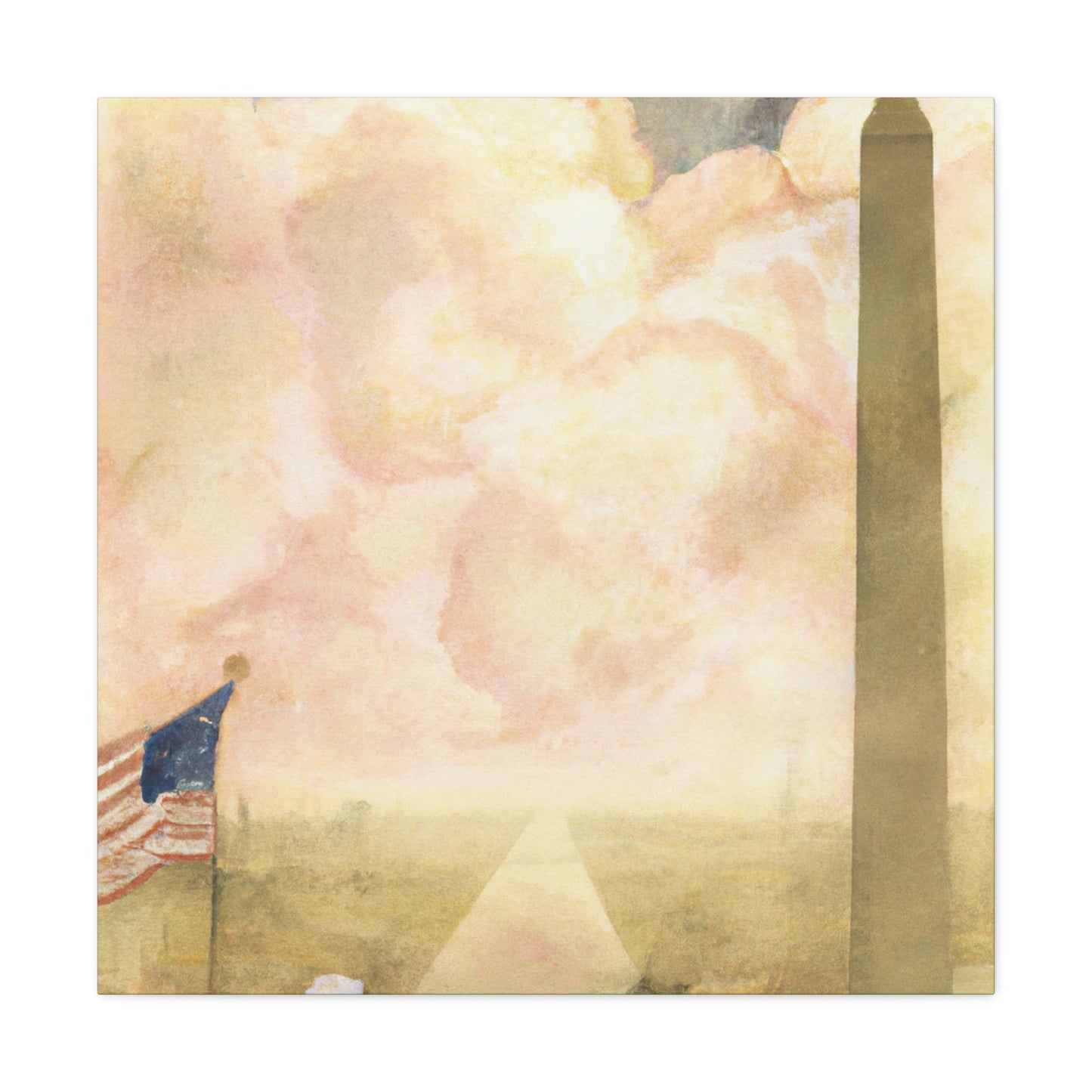 "The Monumental Washington" - Canvas