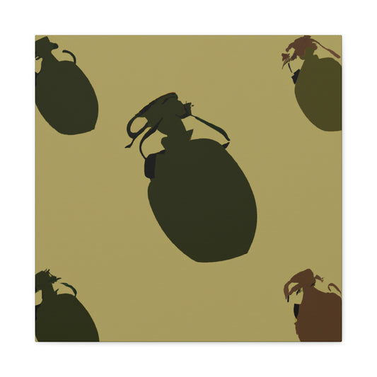 Grenades: Minimalist Art - Canvas