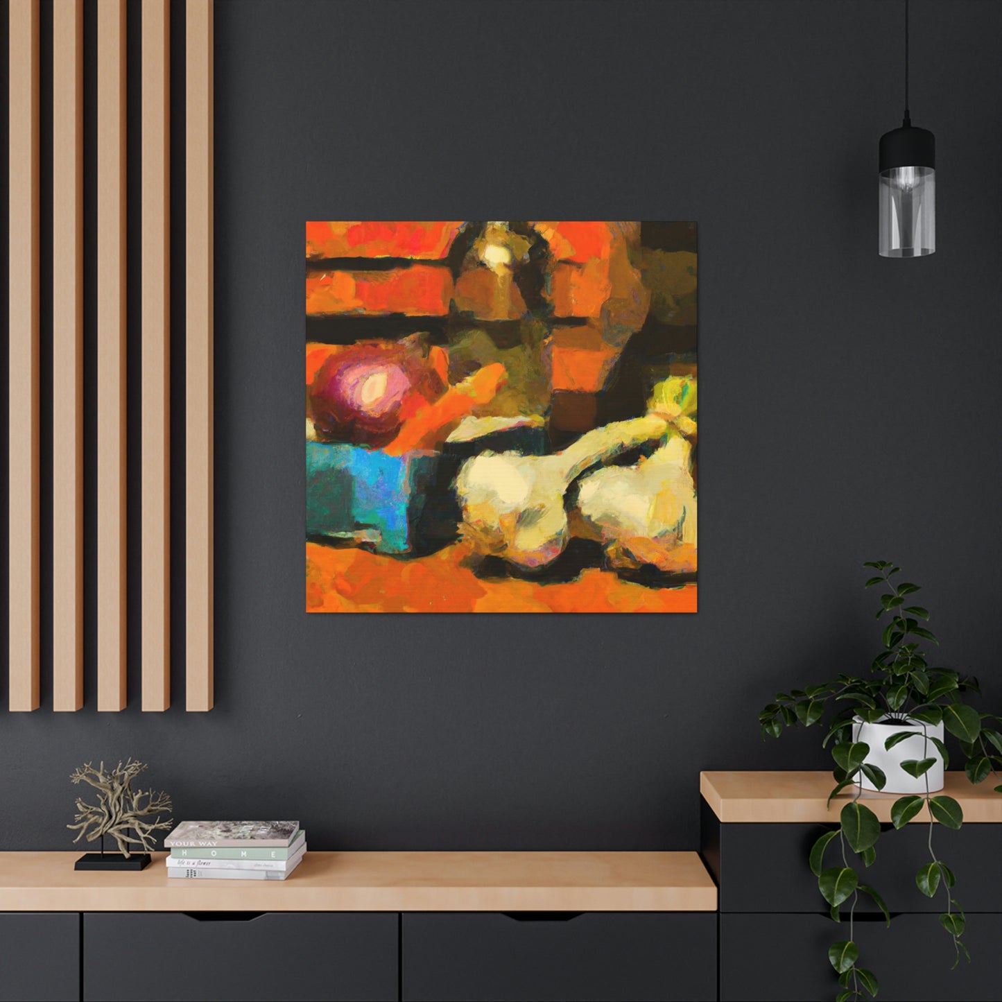 "Vegetables in Abstraction" - Canvas