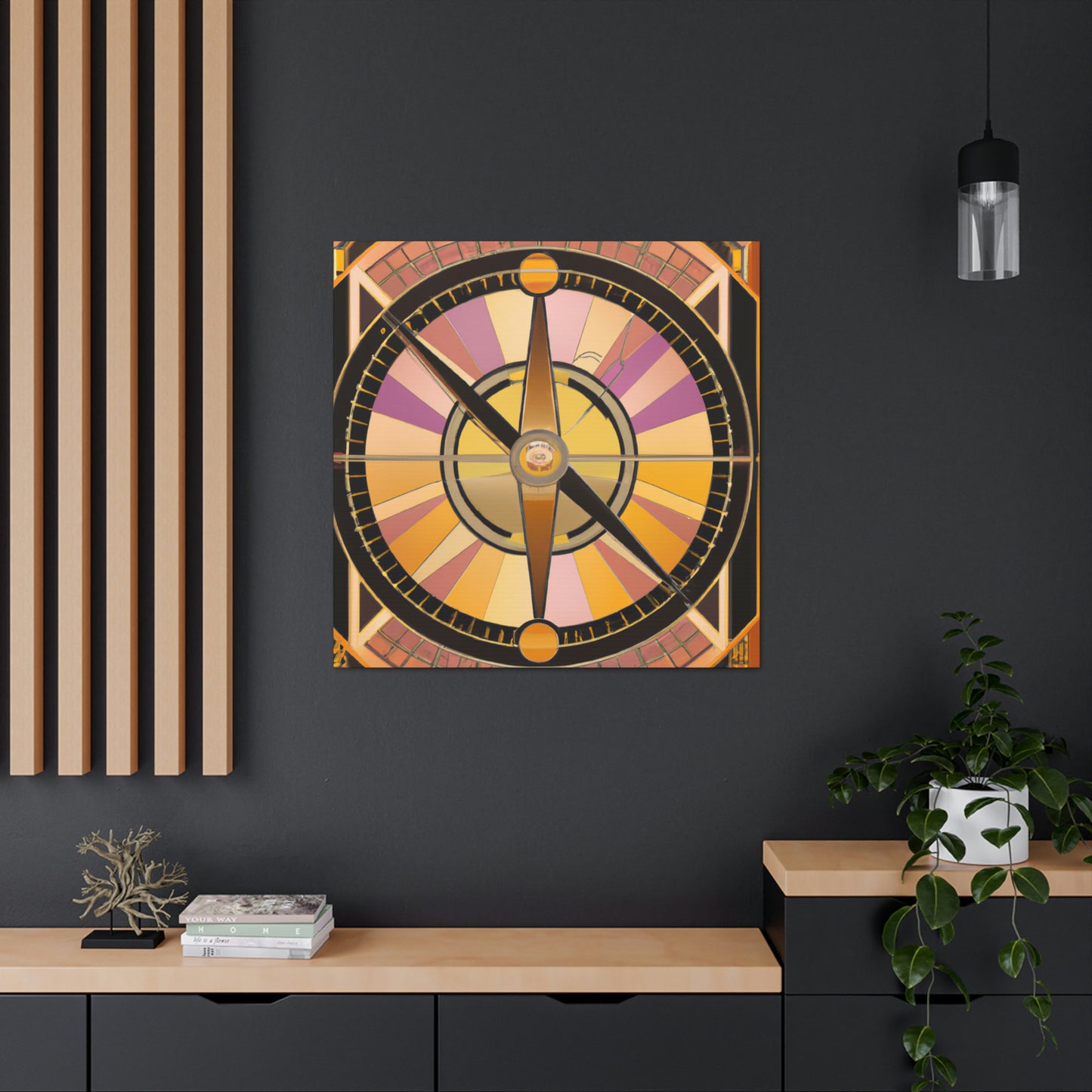 "Compass of Art Deco" - Canvas