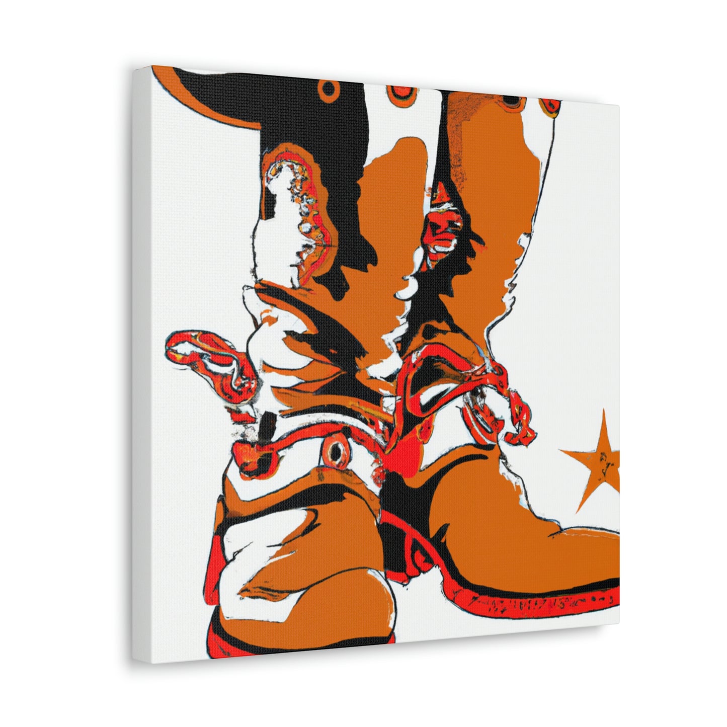 "Boots of Industrial Life" - Canvas