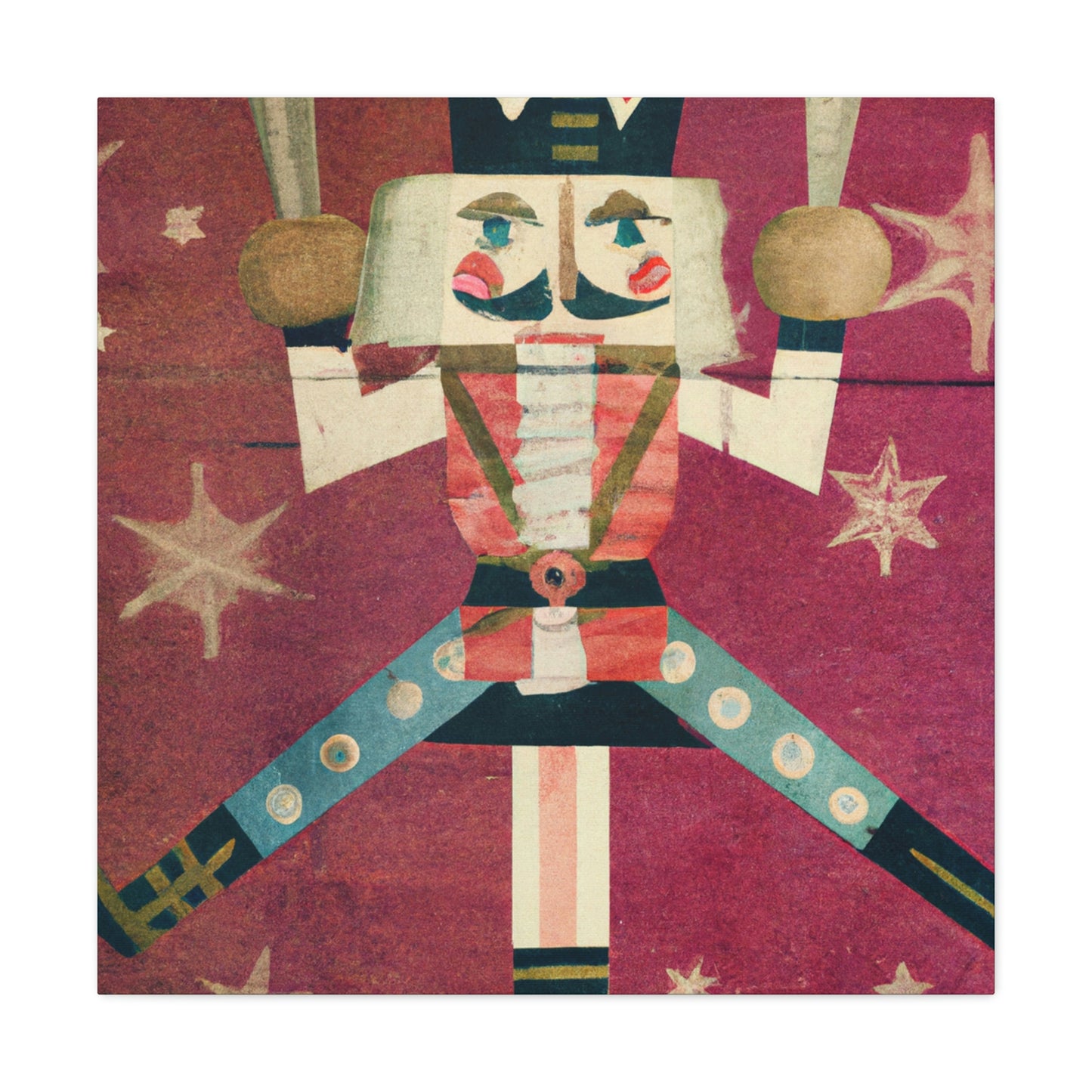 Nutcracker in Glitter - Canvas