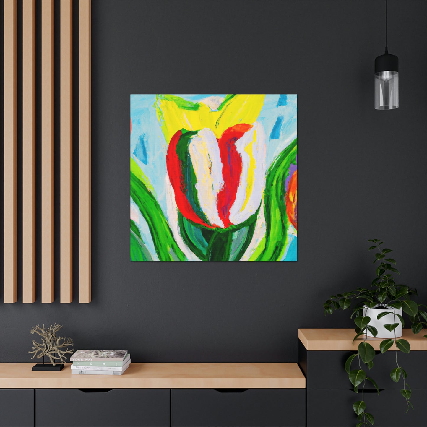 "Tulip Dance of Color" - Canvas