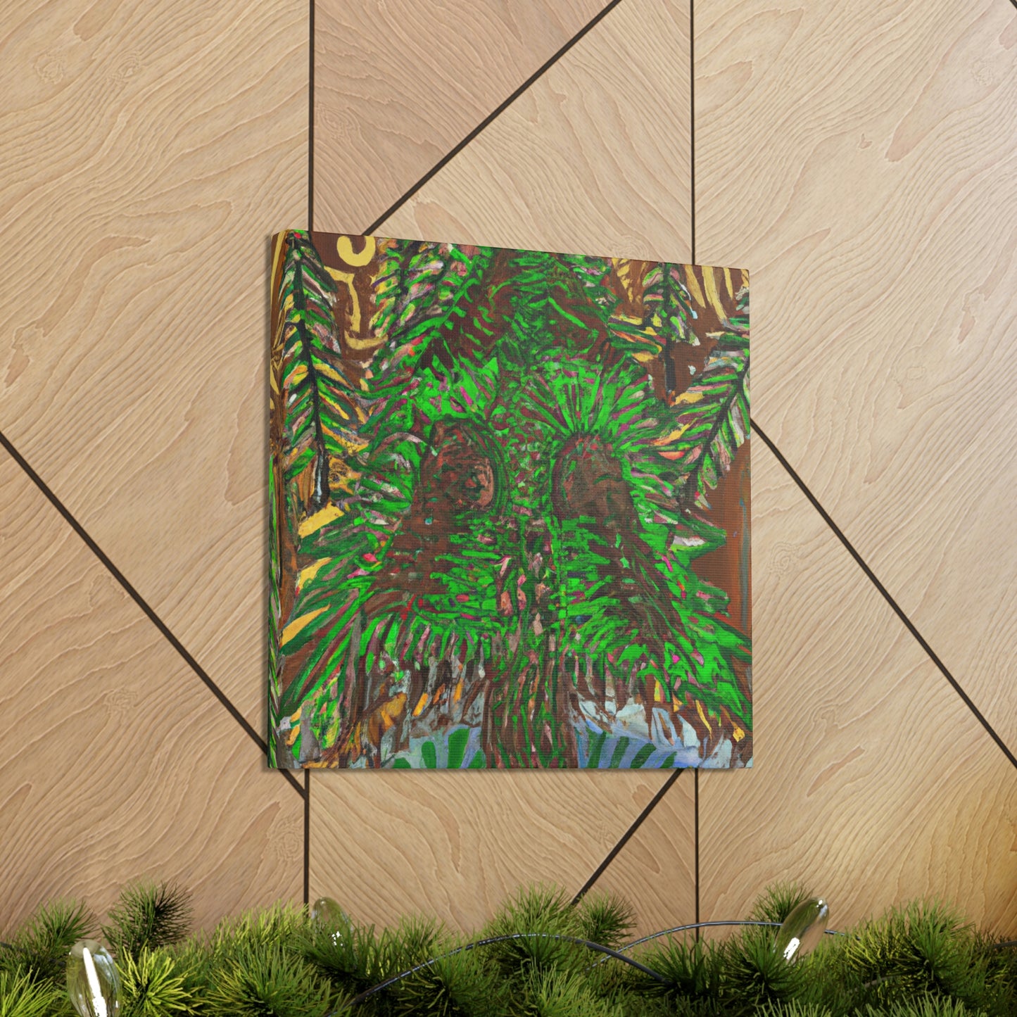 "Spruce Tree Reflection" - Canvas