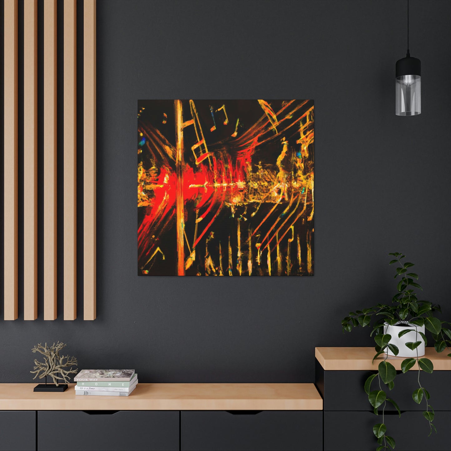 Sound Waves Symphony - Canvas