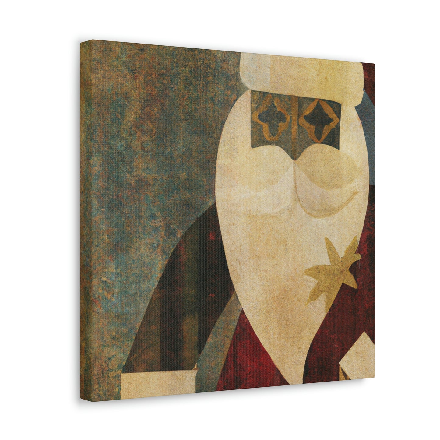 Santa's Art Deco Dream - Canvas