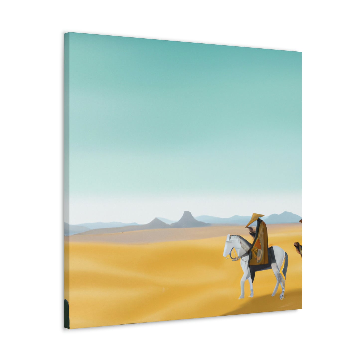 Western Sky Painted Gold - Canvas