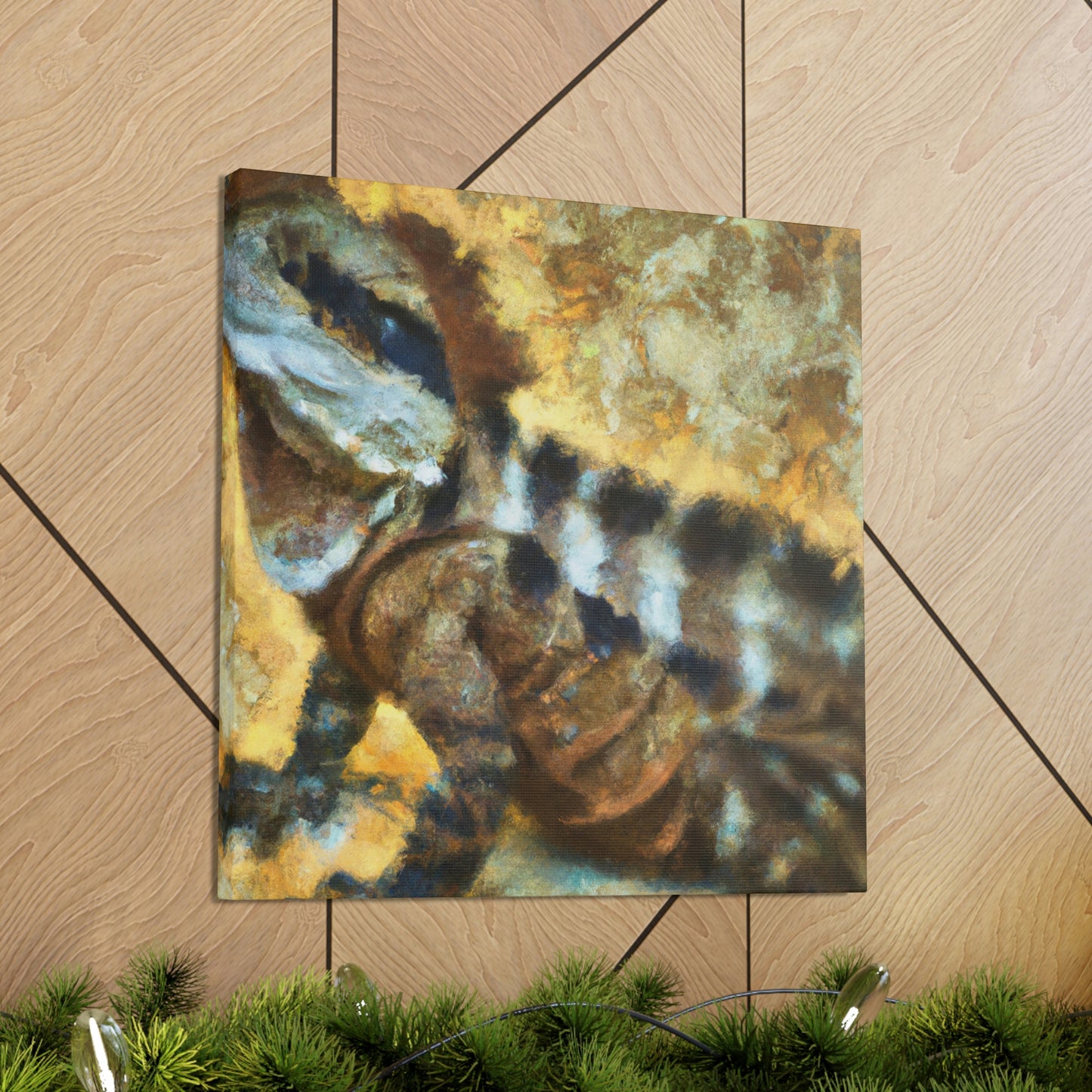 "Fanciful Frilled Lizard" - Canvas