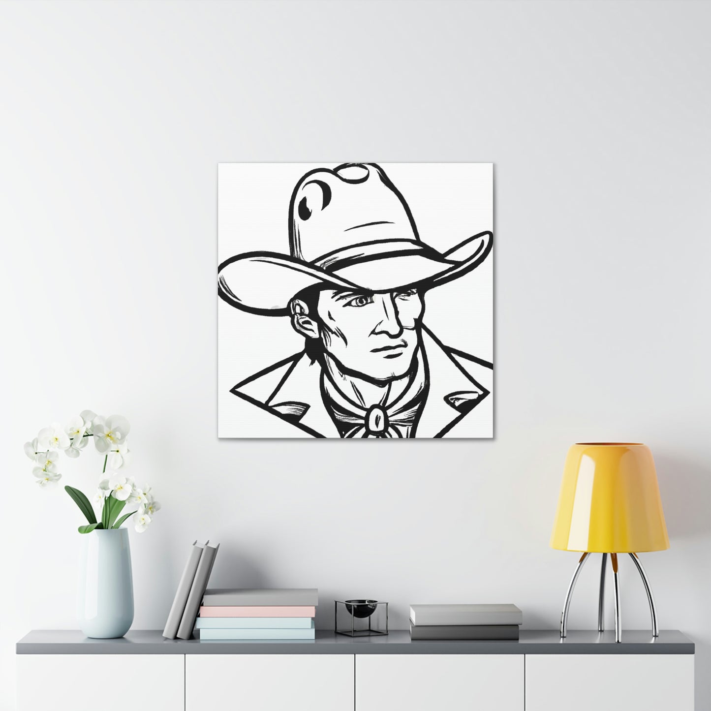 Cowboy Hat Neoclassicism - Canvas