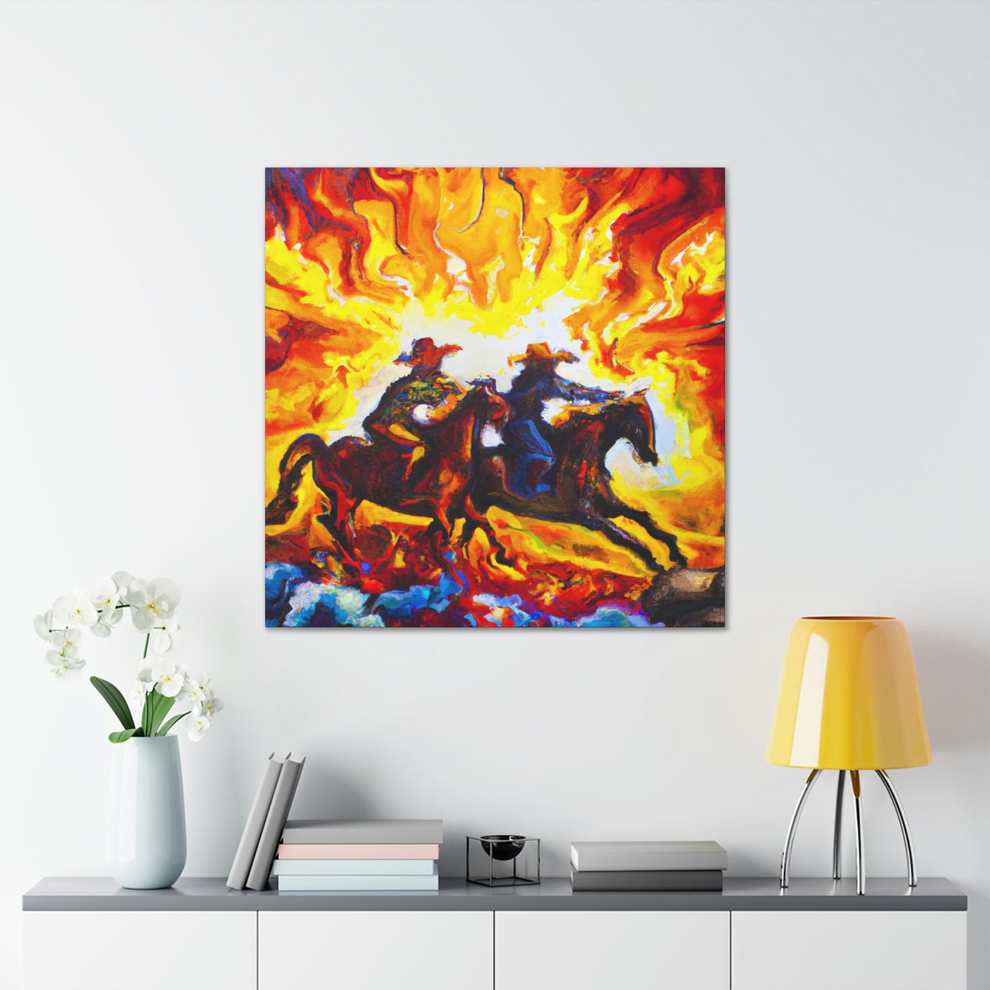 "Cattle Herd Trailblazers" - Canvas