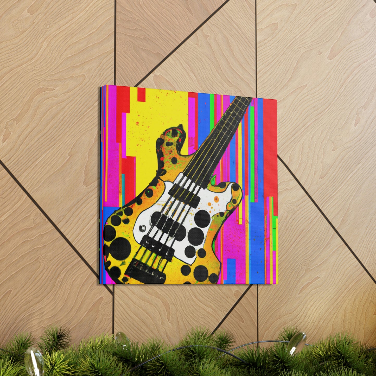 "Fauve Bass Guitarist" - Canvas