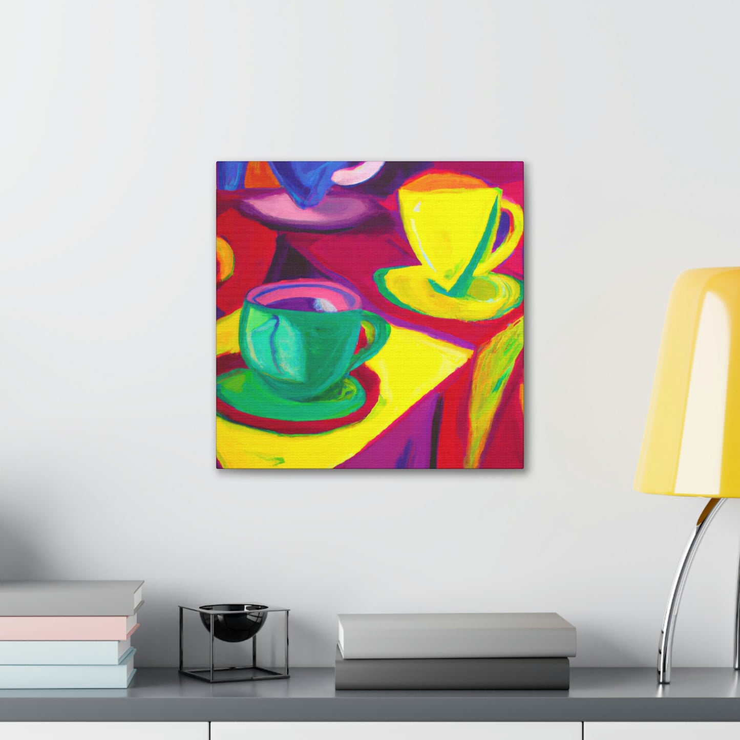 "Teacups in Fauvism" - Canvas