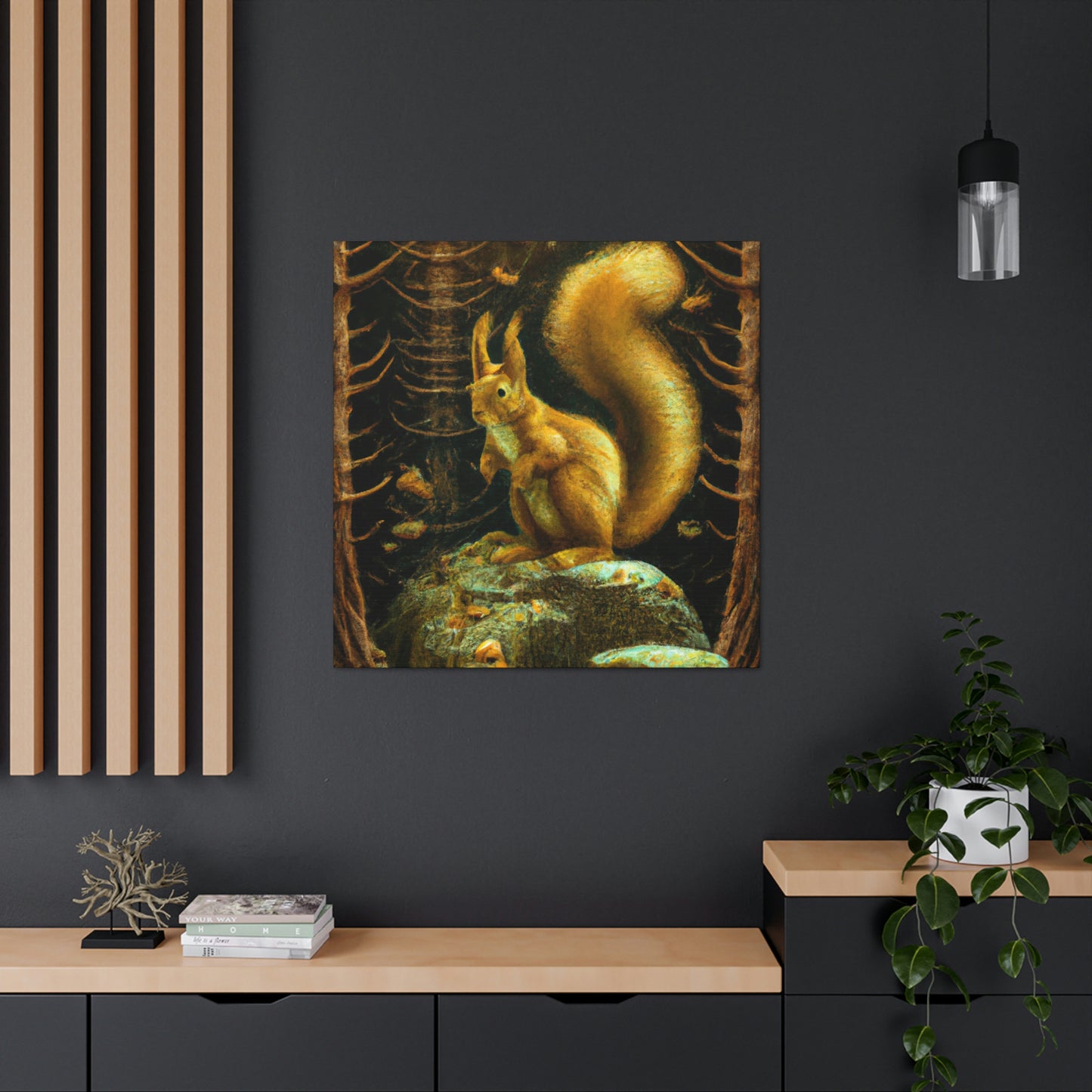 Squirrels in Splendor - Canvas