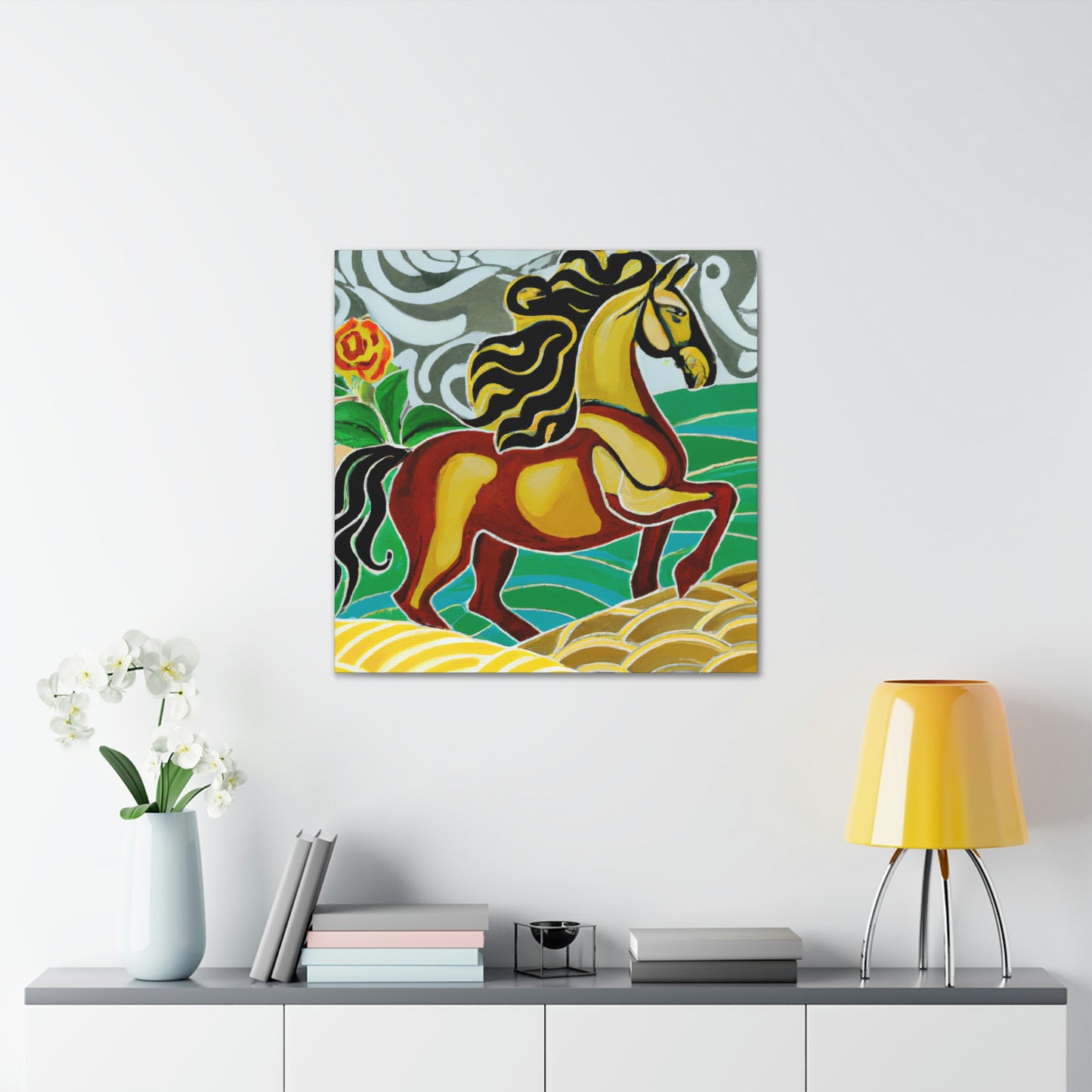 "Chasing The Wild Horse" - Canvas