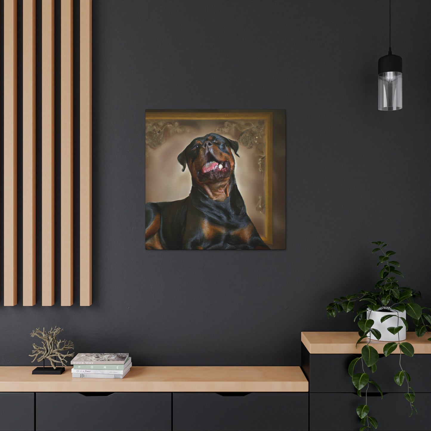 Rottweiler in Baroque - Canvas