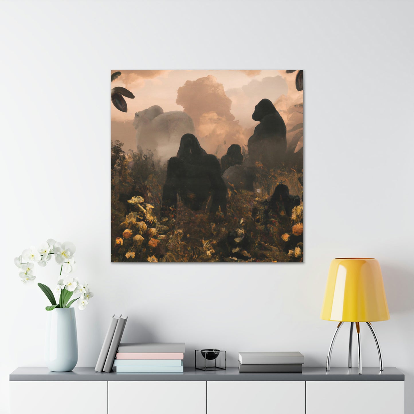 Gorilla in Gilded Frame - Canvas