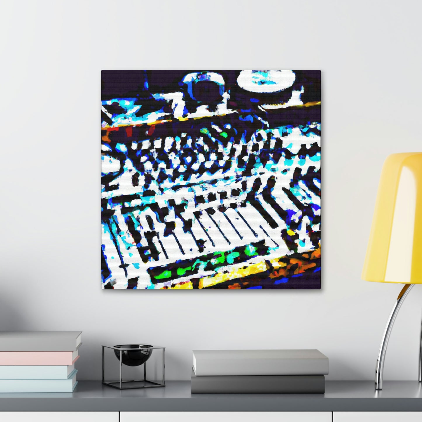 "Mixing Board Melodies" - Canvas