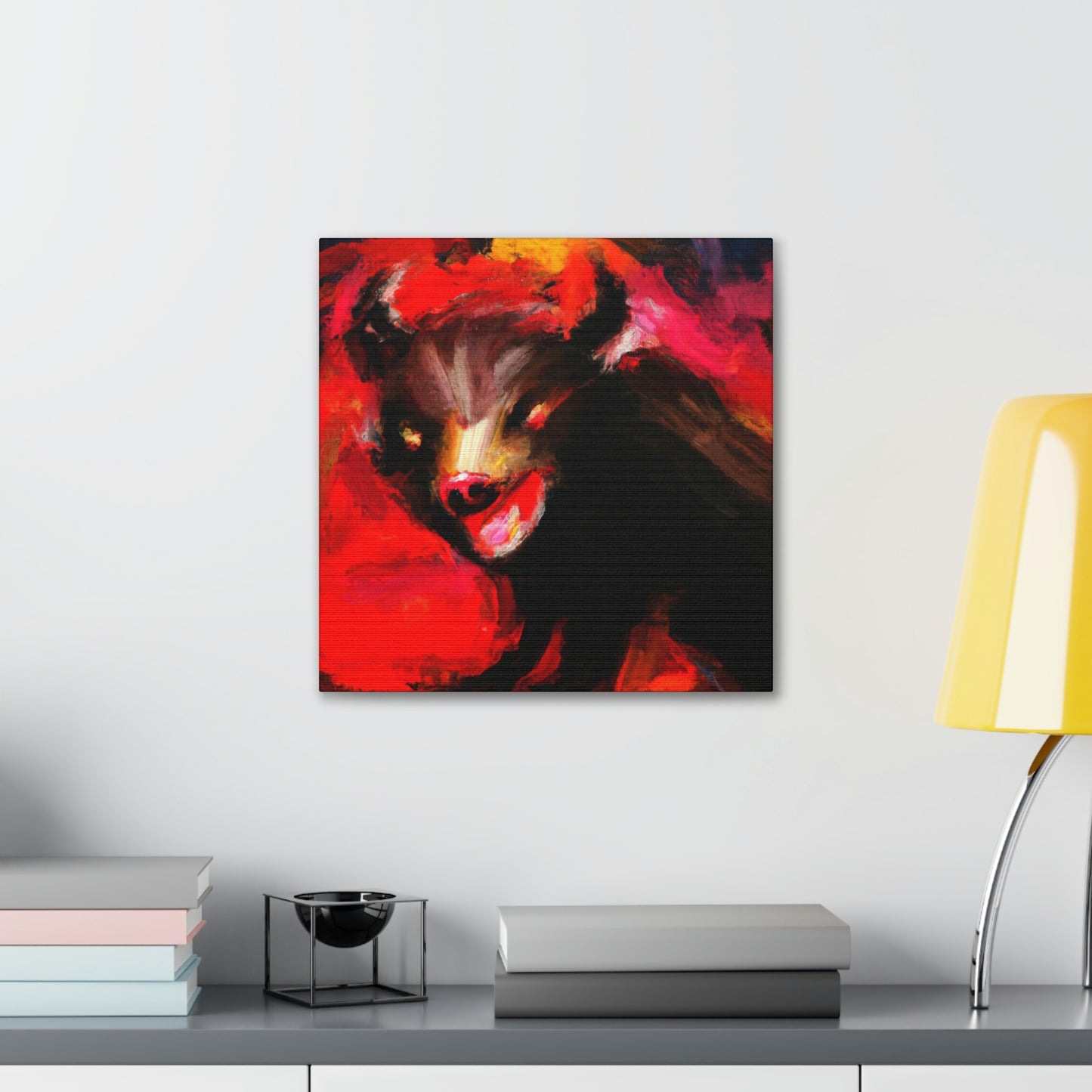 "Tasmanian Devil Emerges" - Canvas