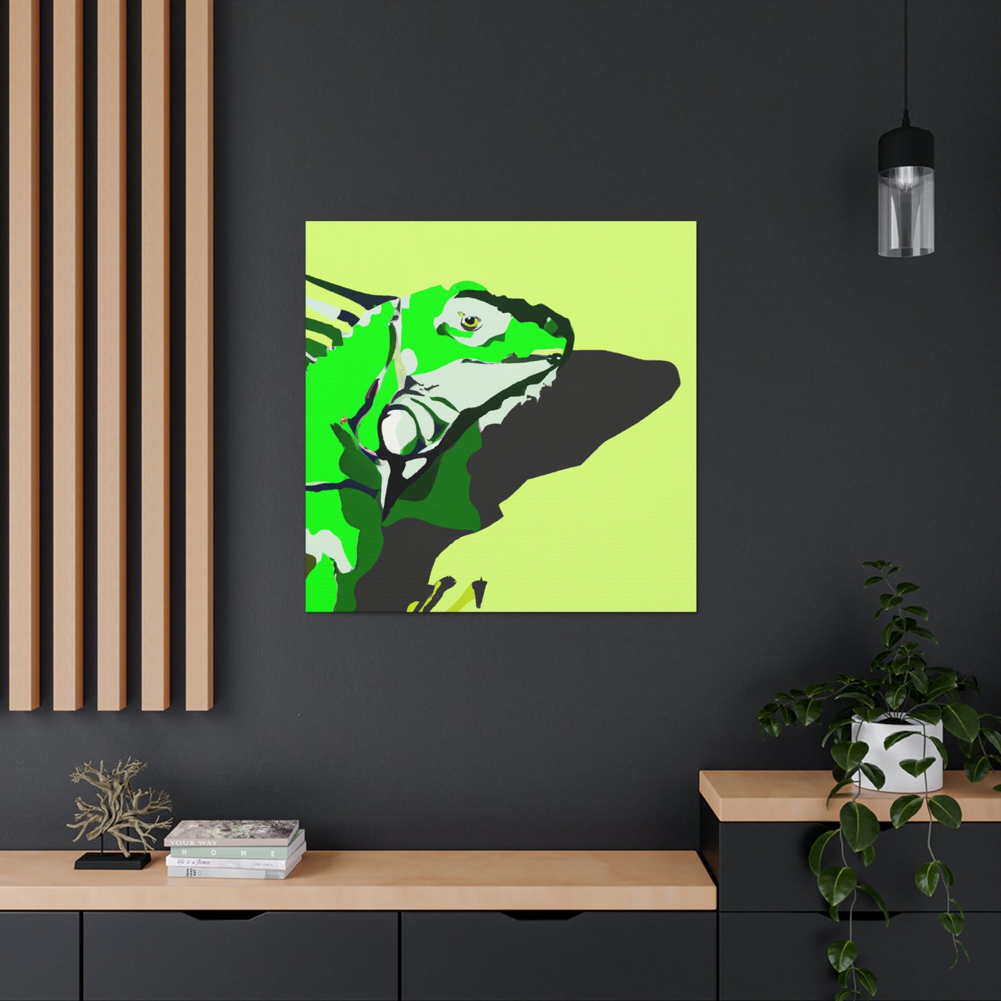 Iguanas in Stillness - Canvas