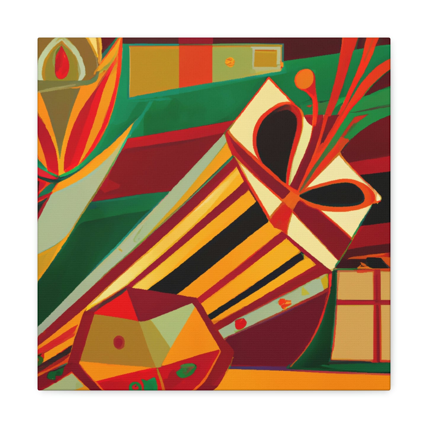 Presents in Art Deco - Canvas