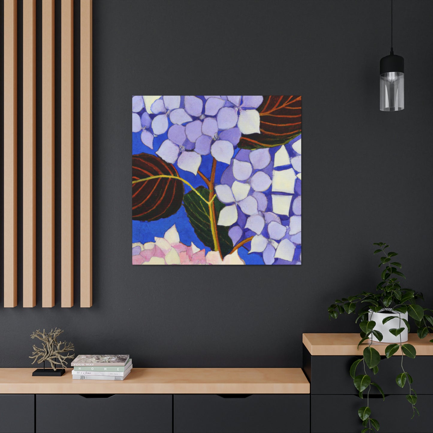 "Hydrangea in Sunrise" - Canvas