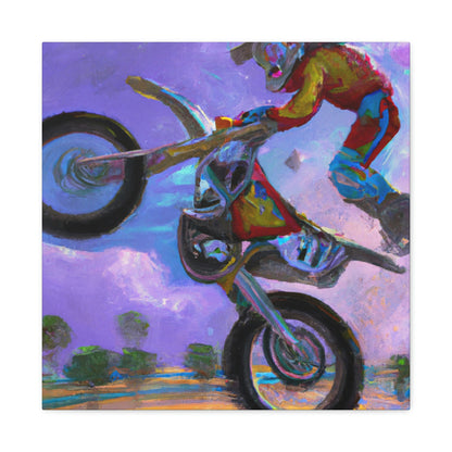 Motocross Mystic Madness - Canvas