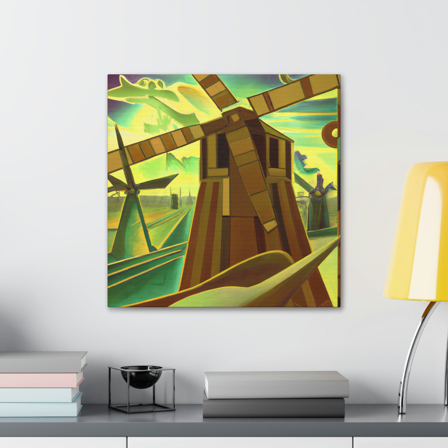 "Windmill on a Summer's Day" - Canvas