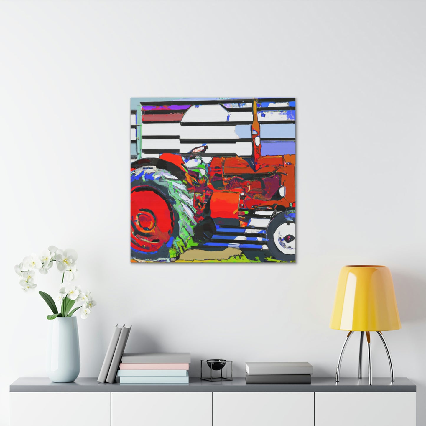 "Tractor of the Fields" - Canvas