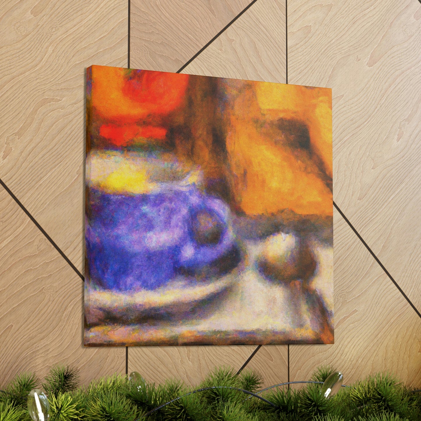 Coffee Cup Fauvism - Canvas