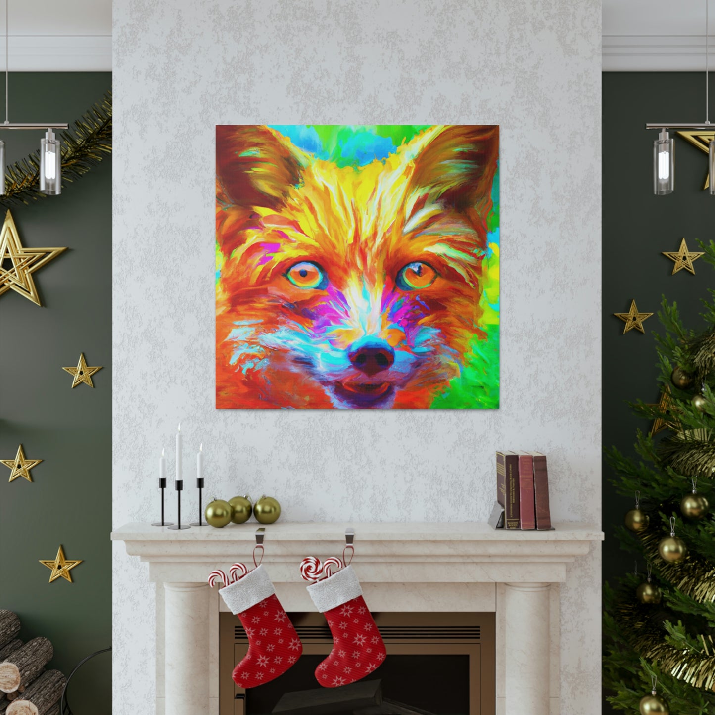 "The Dhole in Color" - Canvas