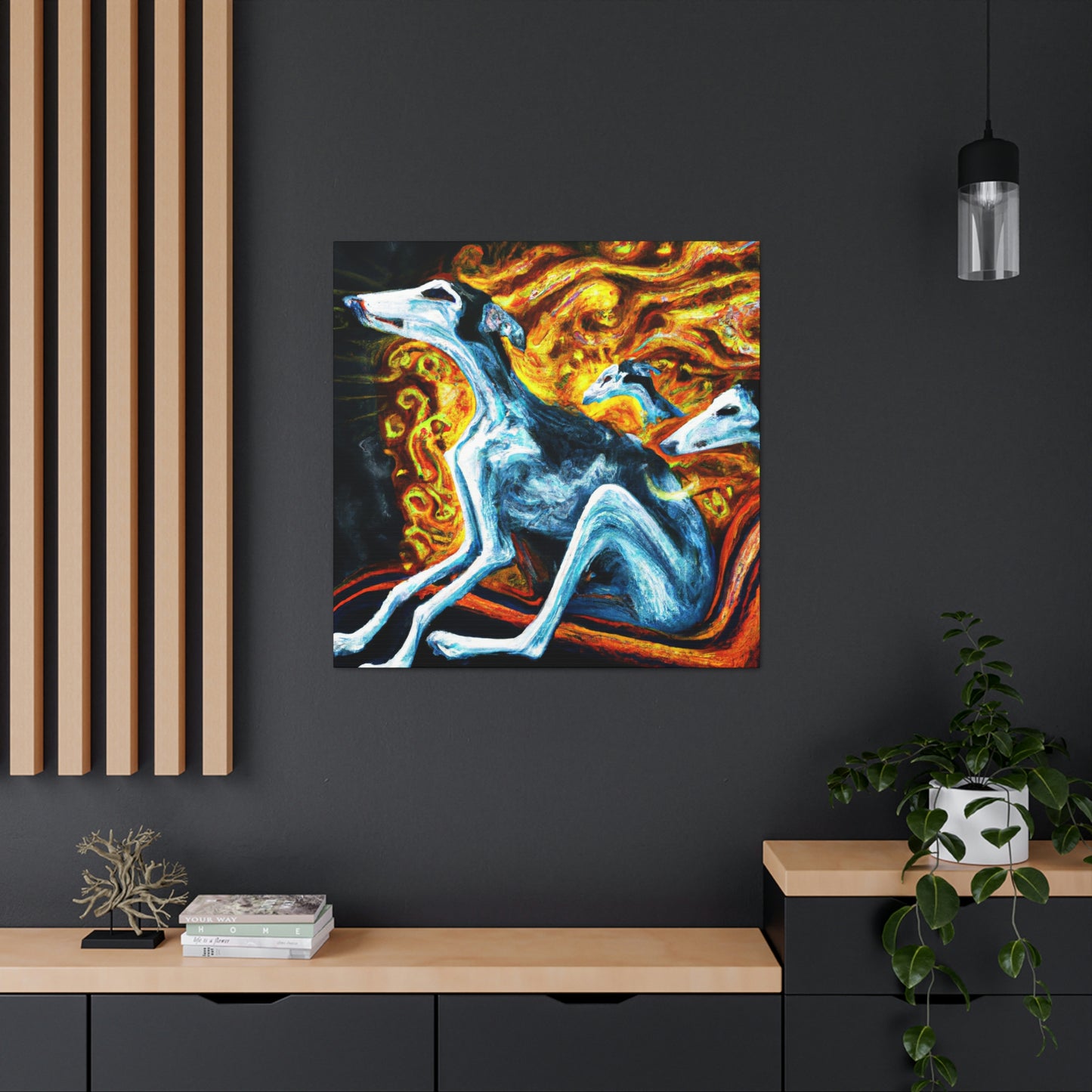 Greyhound of Mirages - Canvas