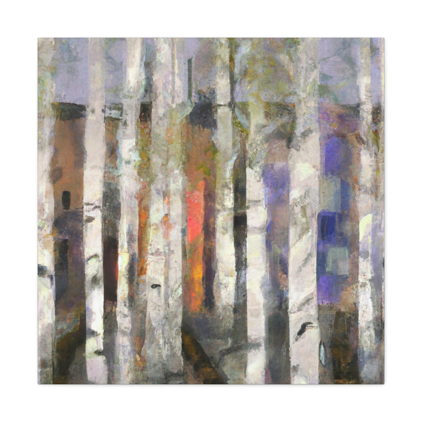 Birch Trees in Bloom - Canvas