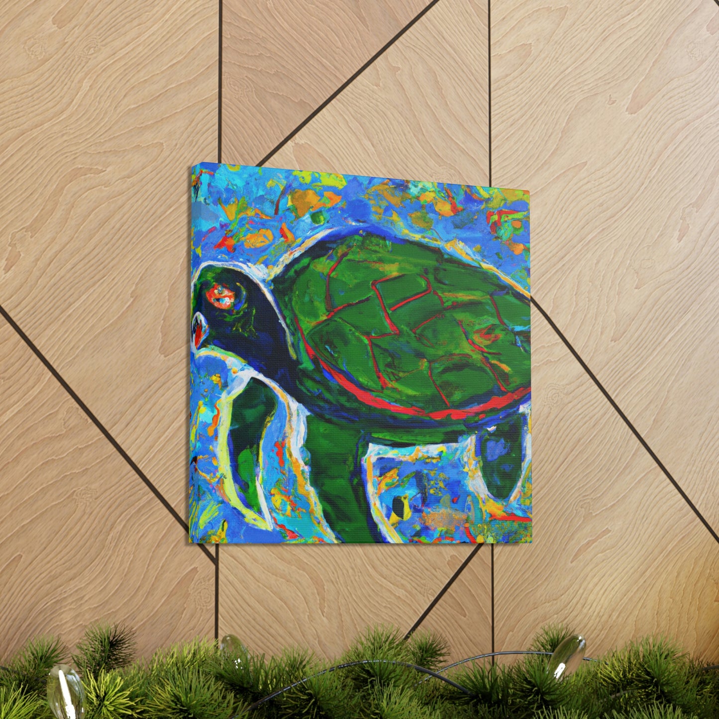 "Sea Turtle Emergence" - Canvas