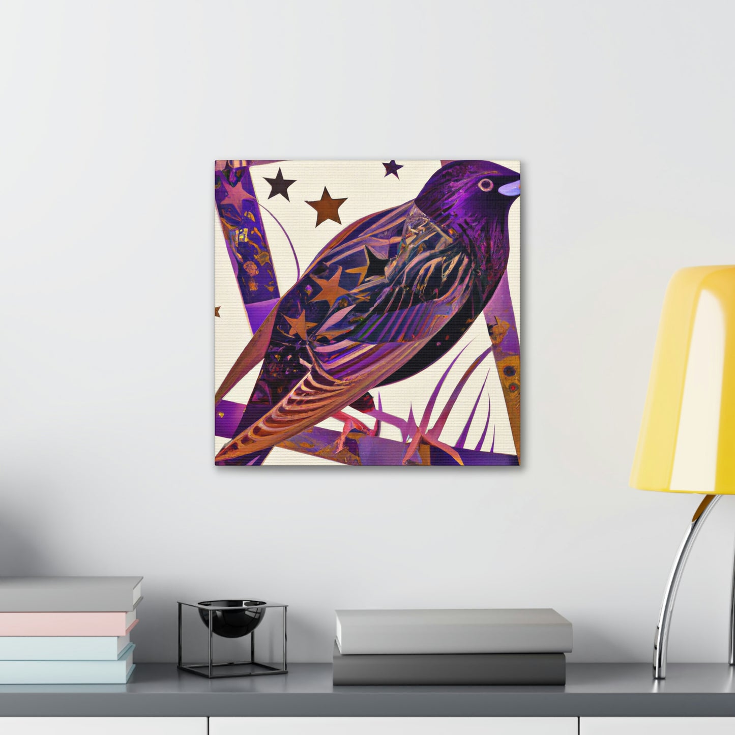 "Starling Art Deco Dream" - Canvas