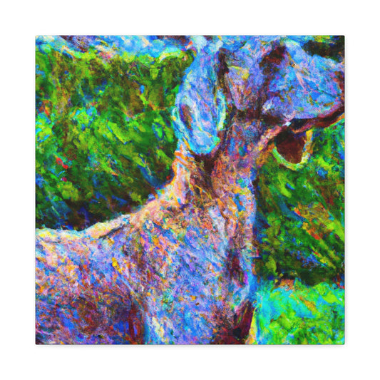 Weimar Weimaraner Worship - Canvas