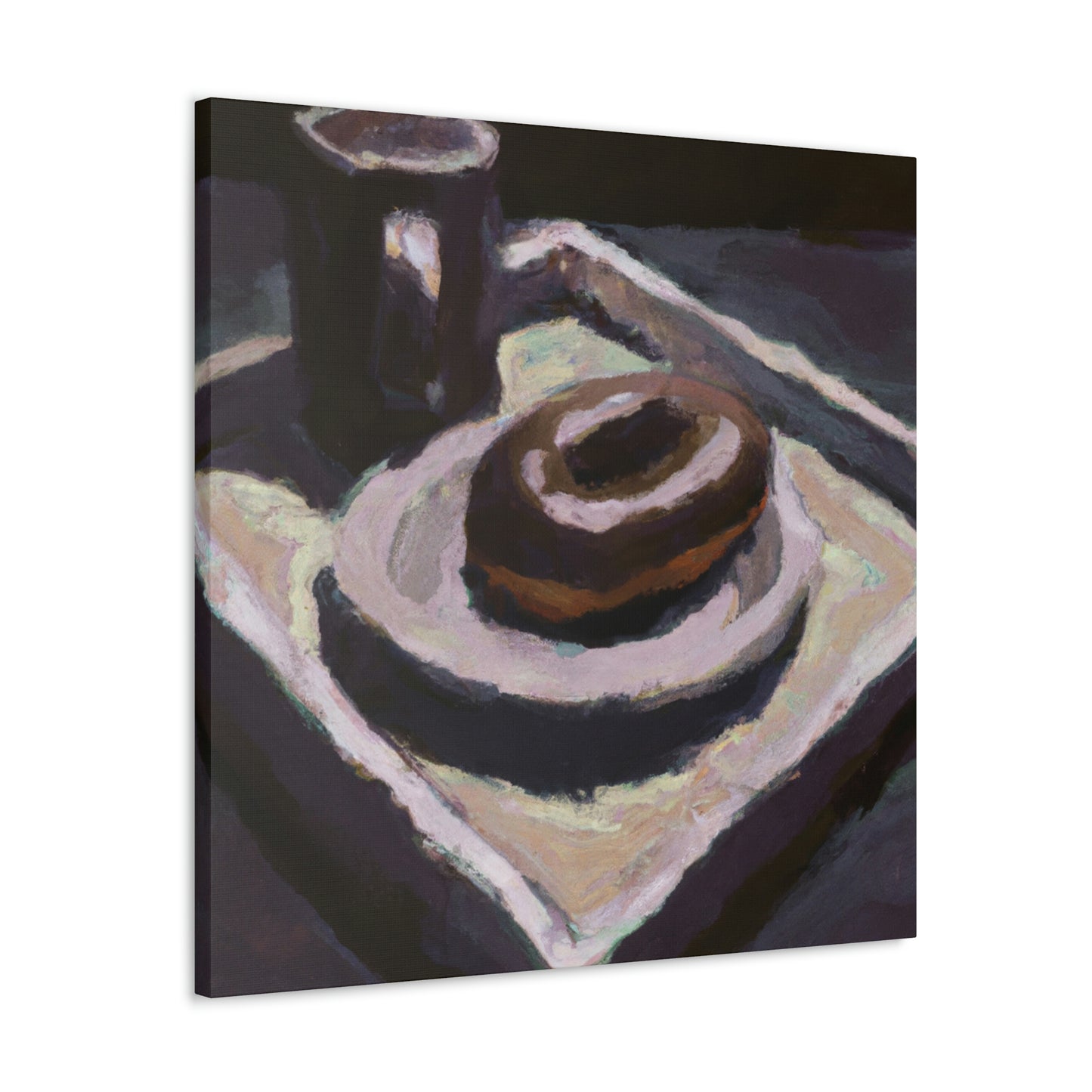 "Doughnut's Bold Flair" - Canvas