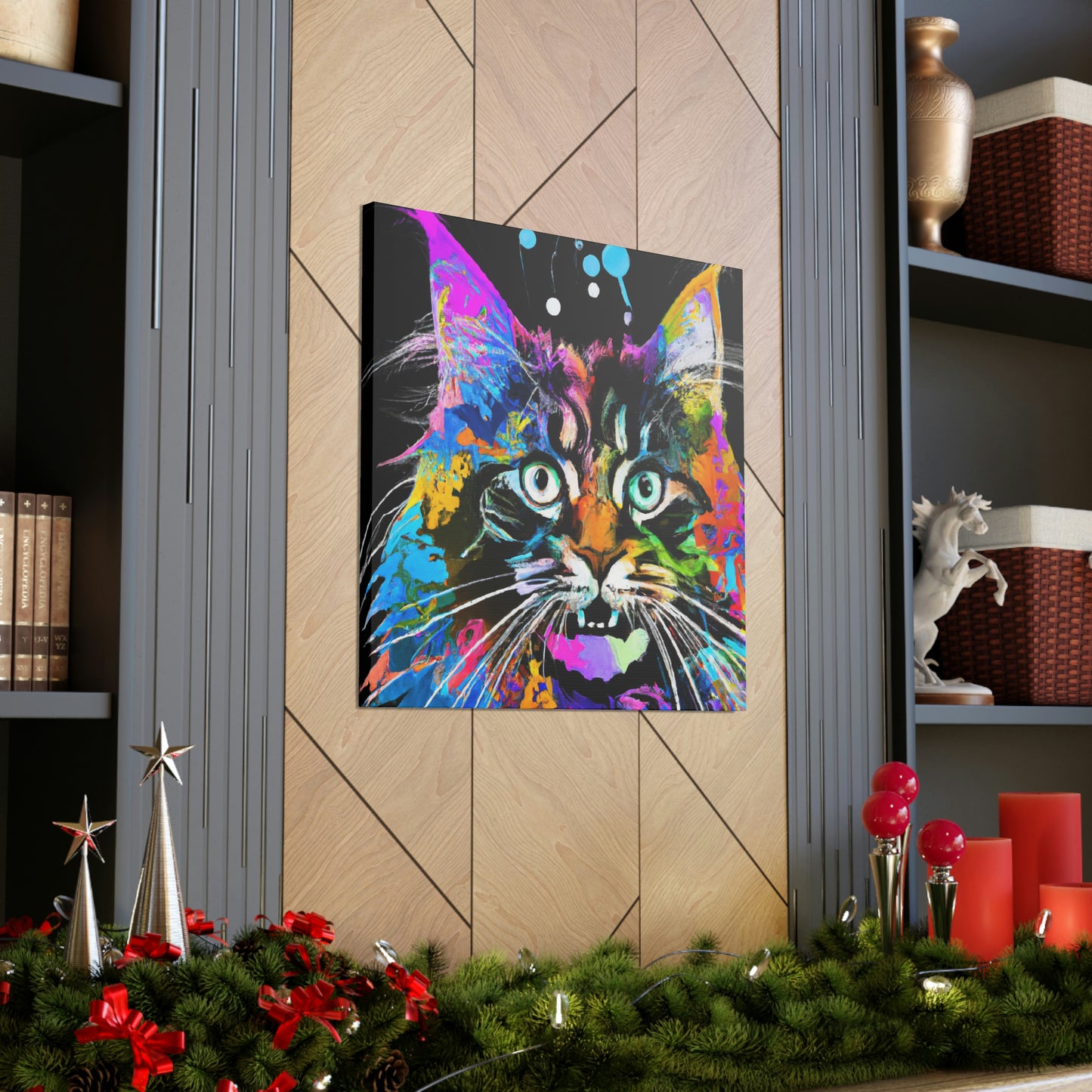 "Maine Coon Pop Art" - Canvas